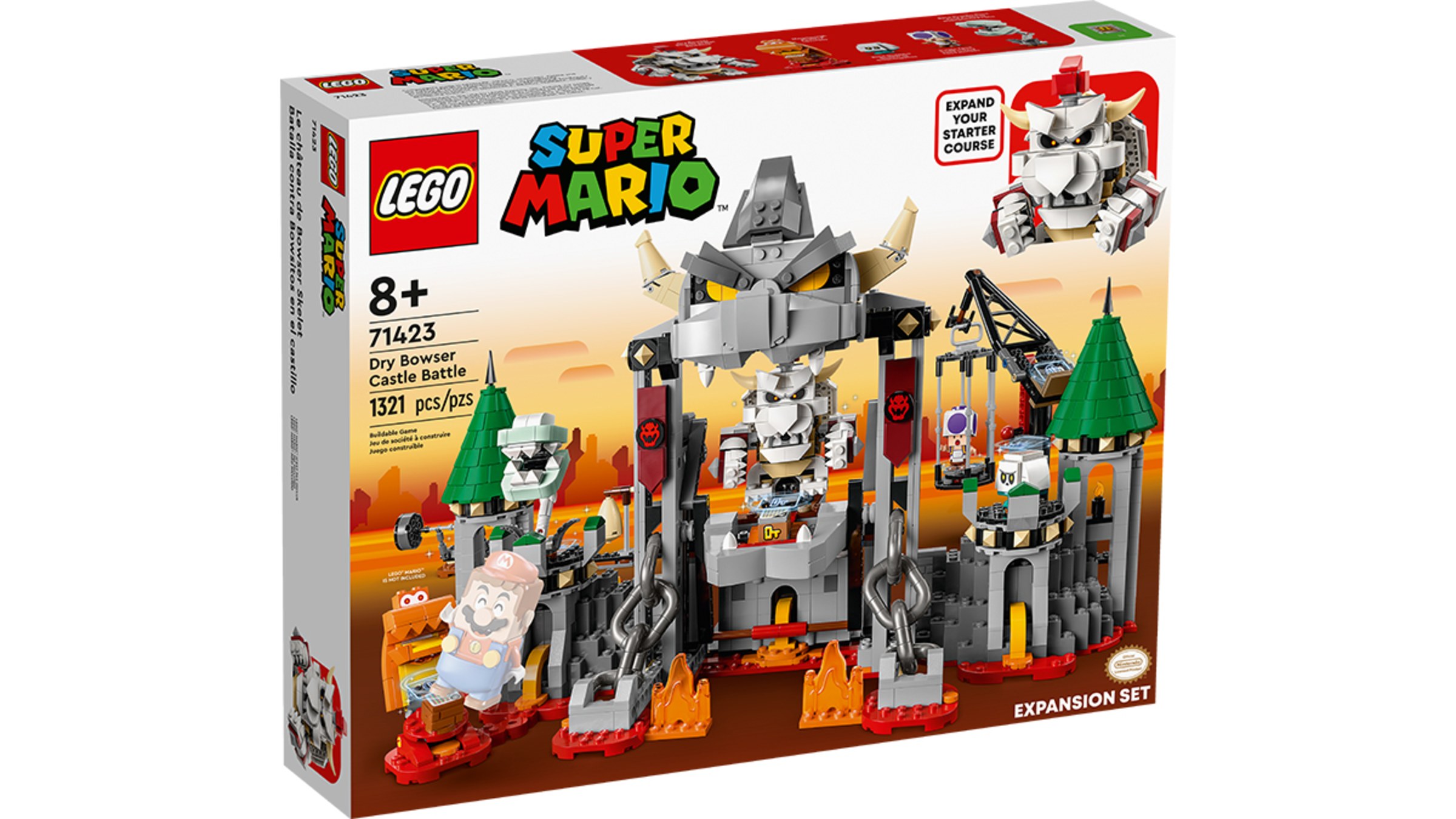 Mario sales lego bowser